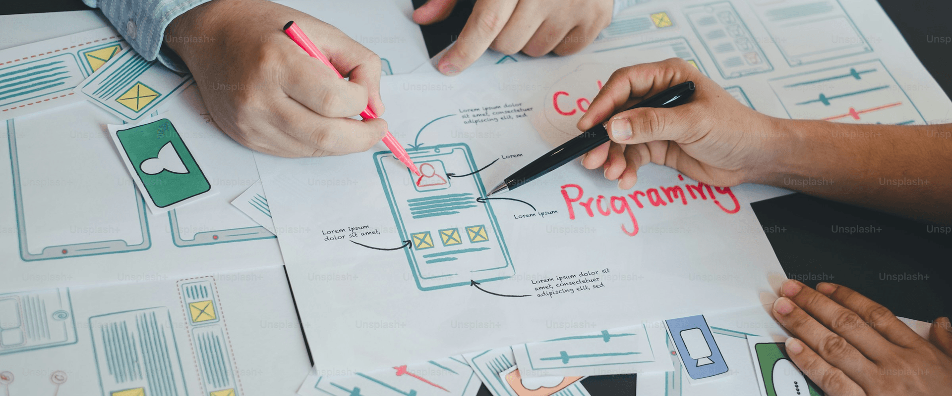 (2) Prototyping & wireframing